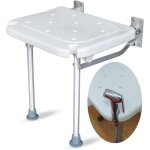 Chaise de douche pliante, si�ge de douche pliant avec pieds, si�ge de douche mural tabouret de bain pour ...