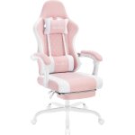 Woltu - chaise gaming massante fauteuil gamer, avec coussin à ressorts, soutien lombaire massant, appui ... Woltu - chaise gaming massante fauteuil gamer, avec coussin à ressorts, soutien lombaire massant, appui ...