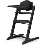 Chaise haute volutive - cybex - iris 3 - en - 1 - bois - baby set & plateau inclus - stunning black