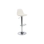 Sans marque - chaise haute kocy blanc - r�glable en hauteur - structure chrom� - lot de 2 - maxiburo