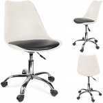 Chaise iger, blanche et noire