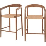 Rendez - vous dco - lot de 2 chaises pour lot central 65 cm - bali