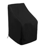 Chaise de jardin empilable 75x75x120cm, housse de chaise oxford 210d impermable, protection de chaise ...