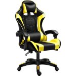 Chaise de jeu game extreme en éco - cuir noir et jaune fg - 003 Chaise de jeu game extreme en éco - cuir noir et jaune fg - 003
