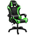 Chaise de jeu game extreme en éco - cuir noir - vert fg - 005 Chaise de jeu game extreme en éco - cuir noir - vert fg - 005