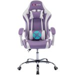 Chaise de jeu chaise de jeu pivotante chaise de jeu r�glable en hauteur violet