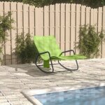 The living store chaise longue acier et textilène vert - chaises longues - mobilier de jardin - transats ... The living store chaise longue acier et textilène vert - chaises longues - mobilier de jardin - transats ...