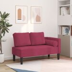 Chaise longue bain de soleil transat de relaxation avec coussins rouge bordeaux velours cfw87667 Chaise longue bain de soleil transat de relaxation avec coussins rouge bordeaux velours cfw87667