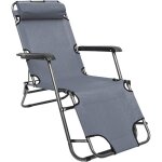 Chaise longue inclinable et pliante transat de jardin 153 cm + appuie - tête amovible + repose - jambes ... Chaise longue inclinable et pliante transat de jardin 153 cm + appuie - tête amovible + repose - jambes ...