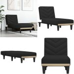 Chaise longue noir tissu - chaise longue - fauteuil relax - transat - mobilier extrieur - salon de jardin ...