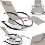 Chaise longue taya ergonomique avec fonction de balancement -
