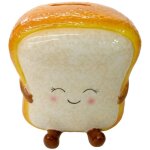 Tirelire en forme de tranche de brioche rigolote