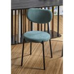 Chaise maui turquoise 45x45x85 cms