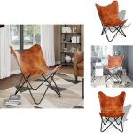 Chaise papillon marron cuir véritable - fauteuil papillon - chaise papillon - cuir véritable - fauteuil ... Chaise papillon marron cuir véritable - fauteuil papillon - chaise papillon - cuir véritable - fauteuil ...