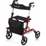 Goplus - chaise perce rglable en hauteur  6 niveaux, tabouret de douche avec accoudoirs rembourrs ...