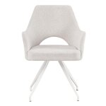 Amadeus - chaise pivot blanche (lot de 2)