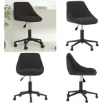 Chaise pivotante de bureau noir velours - chaise de bureau - chaise pivotante - chaise ergonomique - ... Chaise pivotante de bureau noir velours - chaise de bureau - chaise pivotante - chaise ergonomique - ...