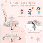 Chaise pivotante pour enfant r�glable en hauteur avec frein de si�ge chaise de bureau ergonomique chaise ...