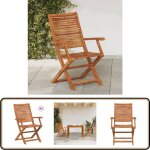 Vidaxl chaises pliantes de jardin avec accoudoir lot de 2 Vidaxl chaises pliantes de jardin avec accoudoir lot de 2