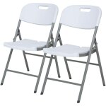 Chaise pliante okinawa chaise robuste et confortable set de 2 pices