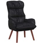 Fauteuil relaxant noir 69 x 74 x 93 cm faux cuir vidaxl