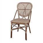 Autres chaise en rotin synthtique avec un style bistrot - modle 036 - naturel