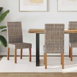 Chaise de salle � manger 2 pcs gris kubu 45 x 54 x 93 cm vidaxl