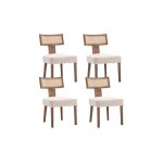 Wahson office chairs - chaises de salle � manger lot de 4 chaise en bois et lin chaise de salle a manger ...