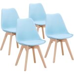 Dewinner - chaises de salle  manger ccandinave chaise de bureau rtro, assise rembourre en htre massif ...
