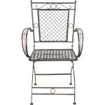 Biscottini - chaise de salle  manger de cuisine en bois 58x95x50 cm fauteuil avec accoudoirs chaises ...