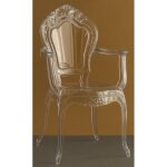 Chaises en polycarbonate fauteuil en plastique d'ext�rieur chaise de cuisine et salon fauteuils de salle ...