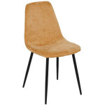 Chaises de table tyka ocre l51xp45xh87cm atmosphera cr�ateur d'int�rieur