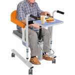 Chaise de transfert multifonction pour patient, lève - personne hydraulique avec seau pour maison, dossier ... Chaise de transfert multifonction pour patient, lève - personne hydraulique avec seau pour maison, dossier ...