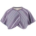Chle d'paule, cap en peluche chaude lavable double face femmes enveloppes et chles ou capes d'hiver ...