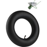 Chambre � air 2 pi�ces 4. 80 / 4. 00 - 8 avec valve droite, pour brouette, poussette, diable, tondeuse ...