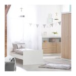 Chambre bébé duo - lit évolutif 70 x 140 cm + commode a langer avec plan a langer inclus roba bicolore ... Chambre bébé duo - lit évolutif 70 x 140 cm + commode a langer avec plan a langer inclus roba bicolore ...