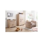 Trendteam - chambre bébé trio : lit 70 x 140 cm + commode a langer + armoire ahoi - chene - trend team ... Trendteam - chambre bébé trio : lit 70 x 140 cm + commode a langer + armoire ahoi - chene - trend team ...