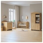 Vox - chambre complte lit bb 60x120 commode  langer et armoire 2 portes megeve bois