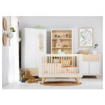 Chambre complète lit bébé évolutif - commode - armoire littlesky by klups lydia - blanc Chambre complète lit bébé évolutif - commode - armoire littlesky by klups lydia - blanc