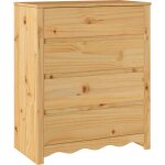 Commode avec tiroir marron 76, 5 x 40 x 91 cm bois de pin massif vidaxl Commode avec tiroir marron 76, 5 x 40 x 91 cm bois de pin massif vidaxl
