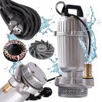 Champion - pompe de jardin pour eaux salees avec broyeur pour eaux de pluie 1600w