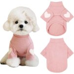 Chandail chaud pour chien et chat de petite et moyenne taille - t - shirt pour chien avec imprim� c?ur ...