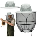 Chapeau d'apiculture avec voile, gris avec moustiquaire, pour le camping, la randonne, la pche, le ...