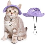 Chapeau pour chat / chien uniquement, avec cordon ajustable, pour petits animaux, convient aux chats ...