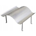 Chapeau de chemin�e en acier inoxydable pour chemin�e napol�on 40 x 50 cm