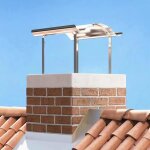 Chapeau de chemin�e argent 59. 5 x 50 x 36. 5 cm acier inoxydable vidaxl