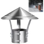 Chapeau de chemine, chapeau capot chemine chapeau conduit de fume chapeau de chemine pare pluie inox, ...