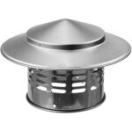 Chapeau chemine, protection de conduit en acier inoxydable, protection contre la pluie et la neige chapeau ...