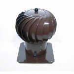 Chapeau de chemin�e rotatif turbo 200 mm marron - rkm tur 200b