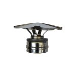 Sivac - chapeau chinois double paroi isolée - ø int / ext: 130 - 180 Sivac - chapeau chinois double paroi isolée - ø int / ext: 130 - 180